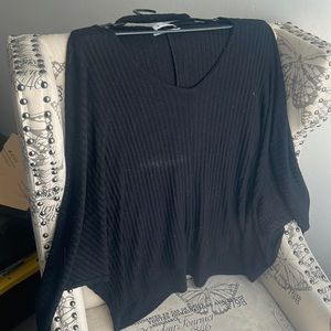 Urban outfitters size small sweater with neck detail black